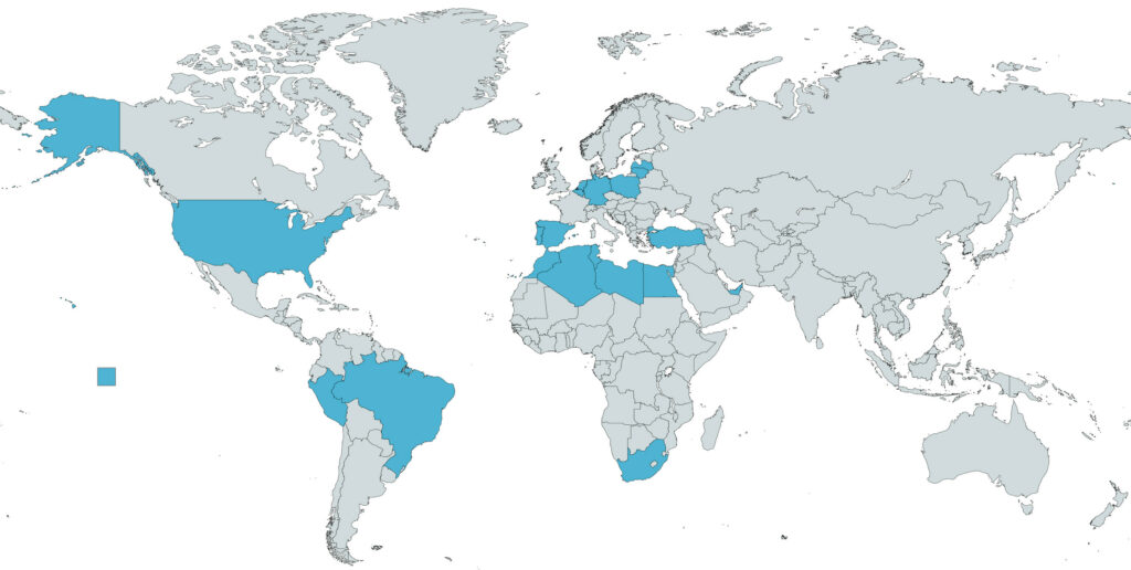 Coverage map